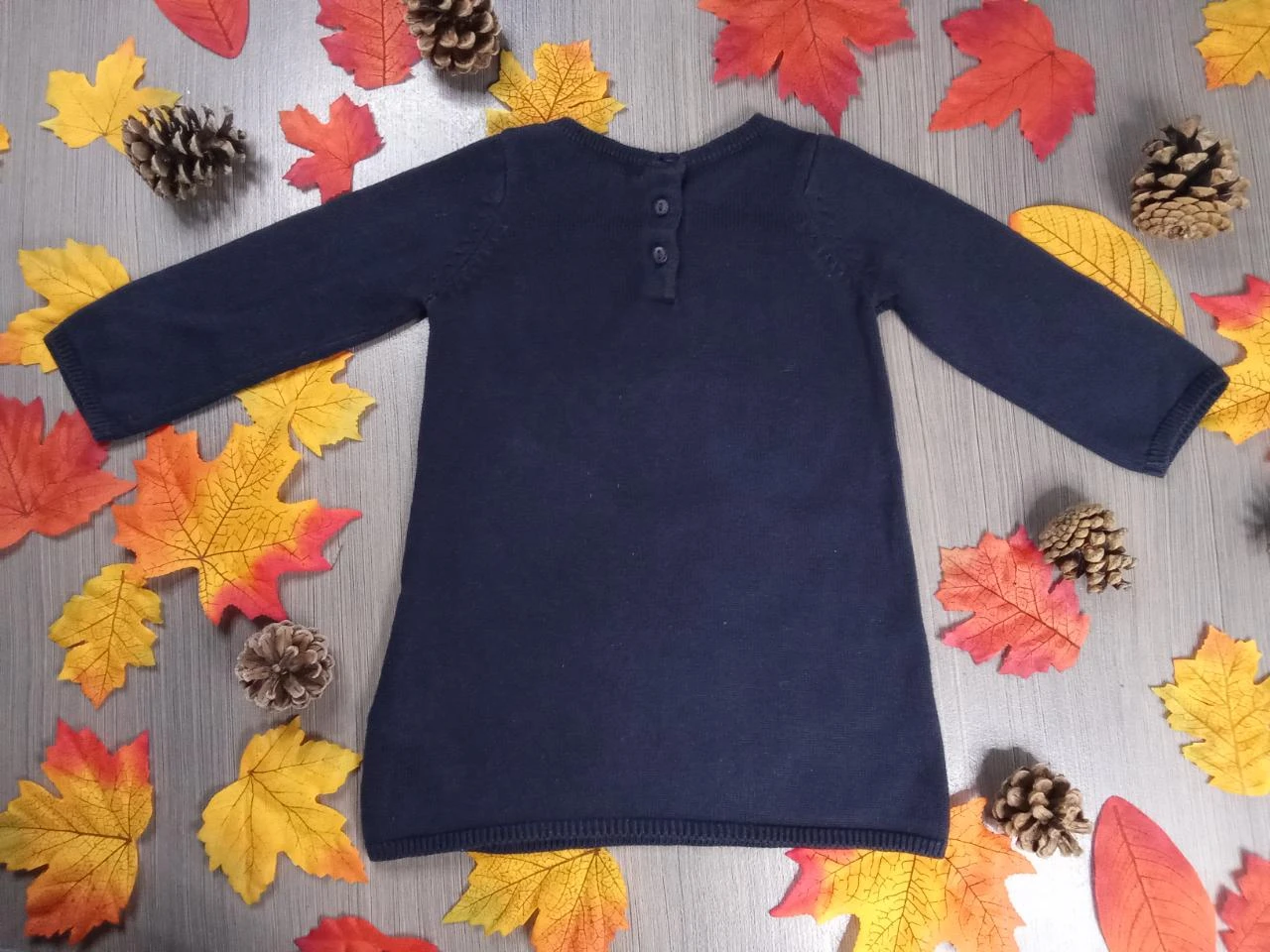 Superbe robe longues manches DPAM 18 mois – photo 2